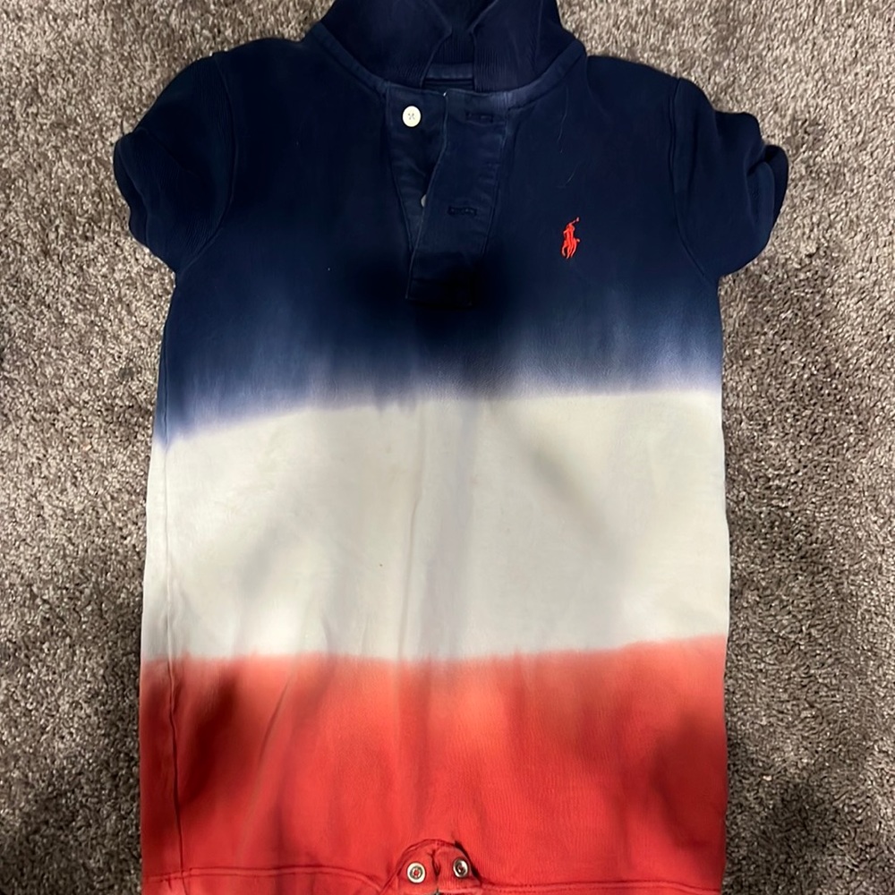 Ralph Lauren 24M boys red, white, Blue outfit